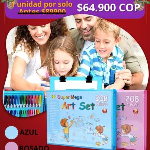 Set Arte y pintura Maleta 208 Piezas